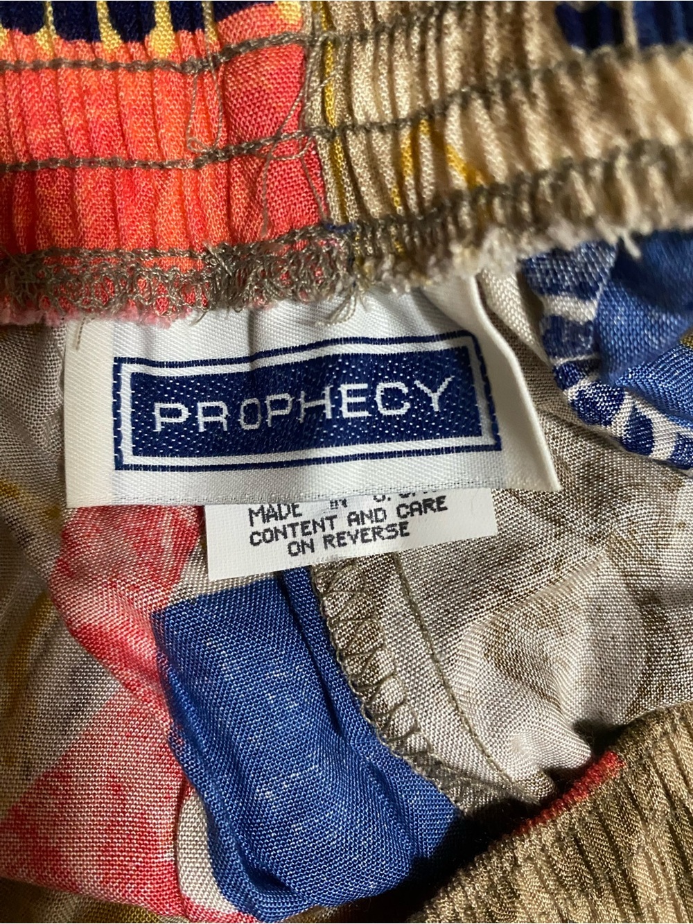 Vintage New Old Stock Pull On Skirt Pockets 90s Ephemera Tags - Picture 5 of 10